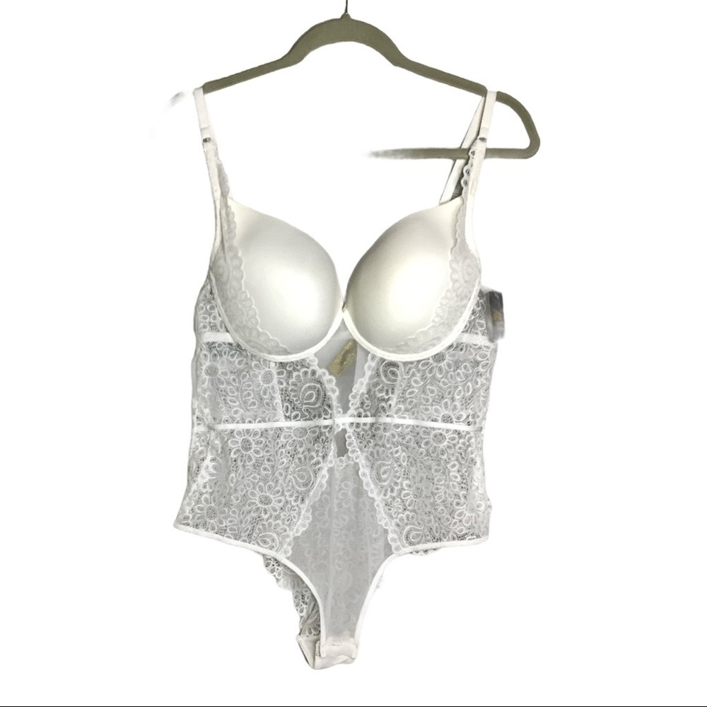 Just Very Sexy Lingerie Lace Bodysuit size XL